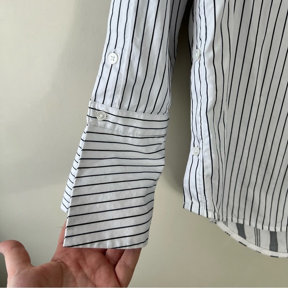 Equipment Surrender Strip Yarn Dye Cotton Popplin Rossi Shirt size Small - Picture 5 of 10